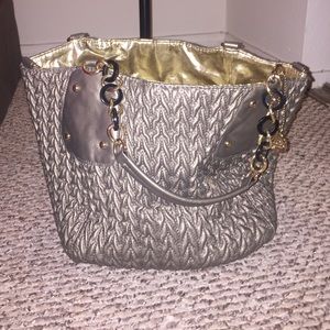 Silver and gold tote from Big Buddah! ✨