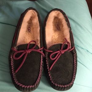 Green ugg moccasins