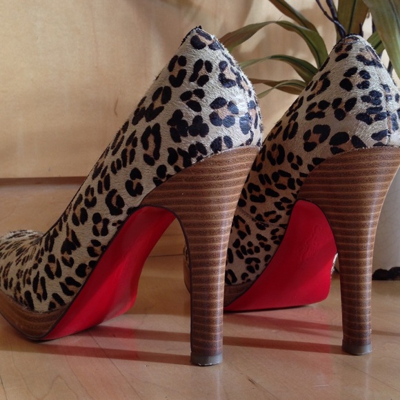 Oh Deer  Shoes - Leopard pony hair Heels