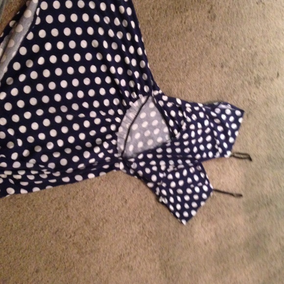 Poka dot blue and white dress! - Picture 2 of 2