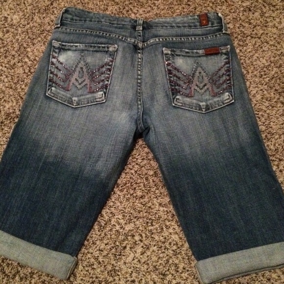 7 For All Mankind Jean Shorts