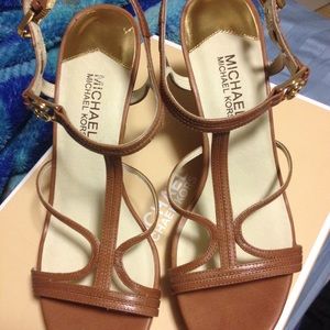 Michael kors wedge "cicely" sandal.