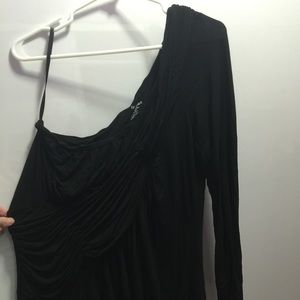 Black One Shoulder Top