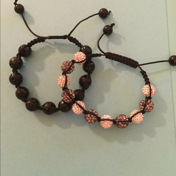 Set of 2 Shamballa Bracelets
