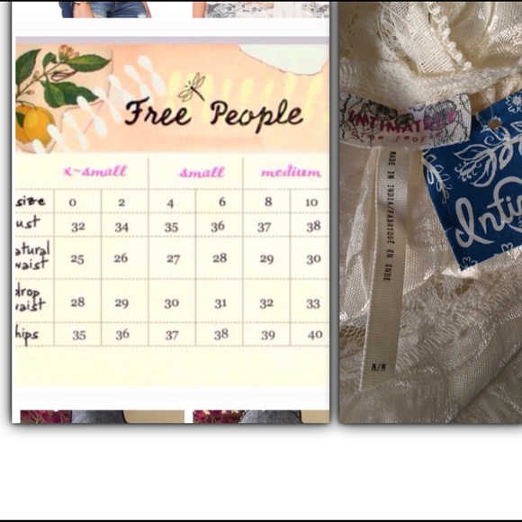 ❌GIFTED❌NEW Free People 💸Sale💸Deep V Trapeze White/Cream - Picture 4 of 4