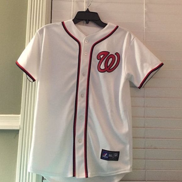 Washington Nationals baseball jersey worn once