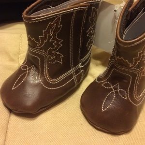 Baby cow boy boots