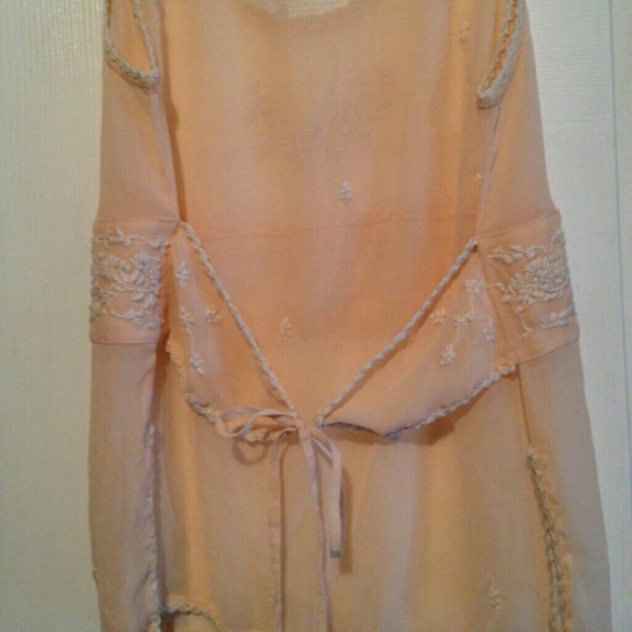 Pink sheer tank top - Picture 3 of 3