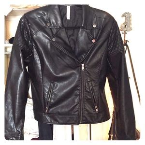 Black Leather jacket.