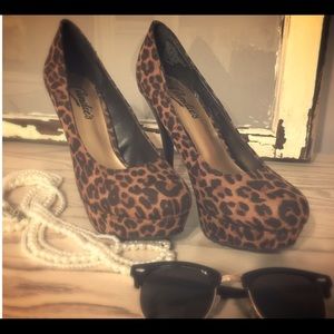 Leopard Heels