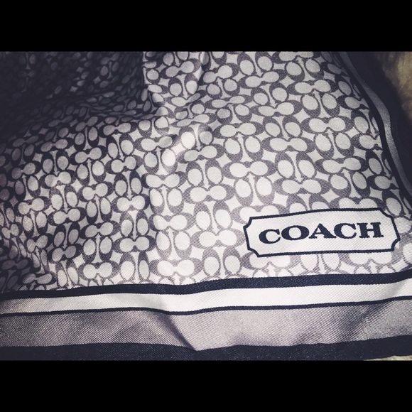 Coach purse scarf