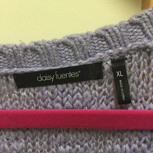 Lavender sweater