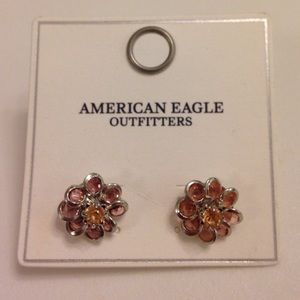 American Eagle Outfitters Jeweled Flower Earings