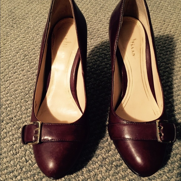 Size 5 Cole Haan Brown platform pumps
