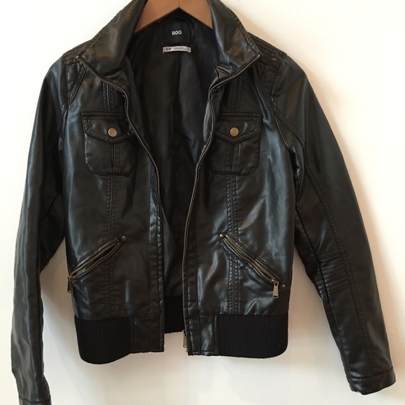 BDG faux leather jacket