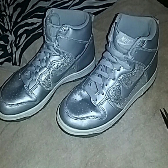 My silver sparkley nikes