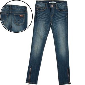 Joe's skinny jeans w/ ankle zipper