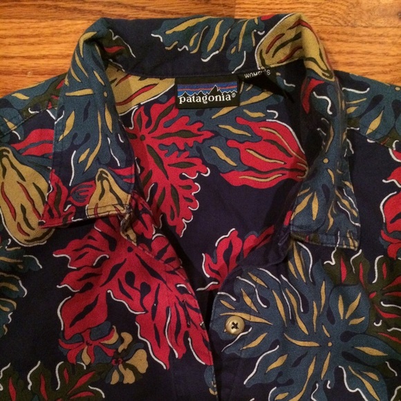 Long sleeve Patagonia hiking shirt