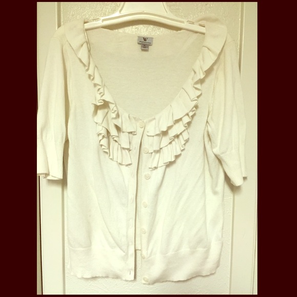 Ruffle Detailed Cardigan