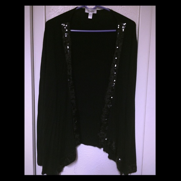 Black sequin lined sweater