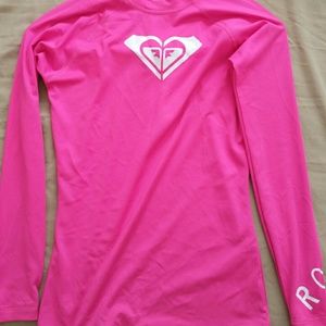 SOLD Roxy Pink Long Sleeve Rashguard