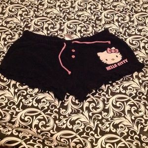 Hello kitty pajama short-shorts