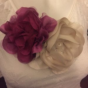 White House Black Market Flower Pin Bundle