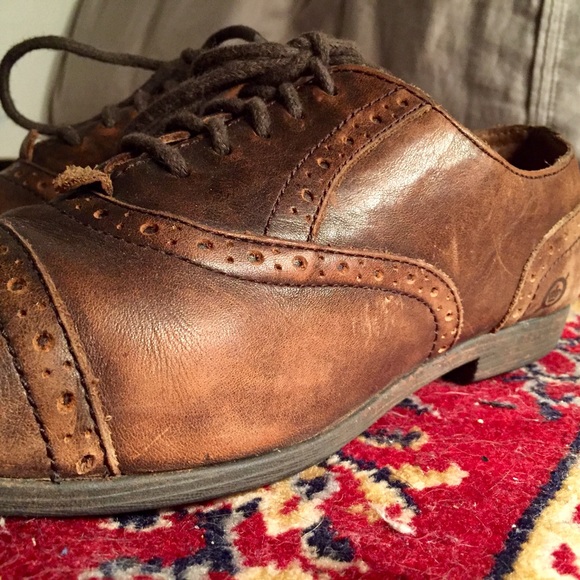 Born Oxfords, size 9.5, brown leather