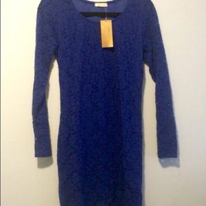 💥Blue Lace longsleeve dress. Francesca's* NWT