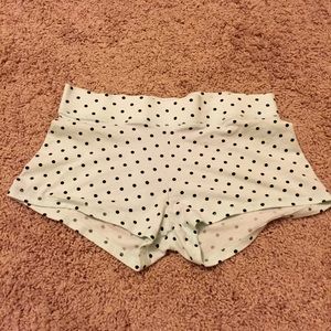 Light Blue Polka Dot PINK Pj Shorts