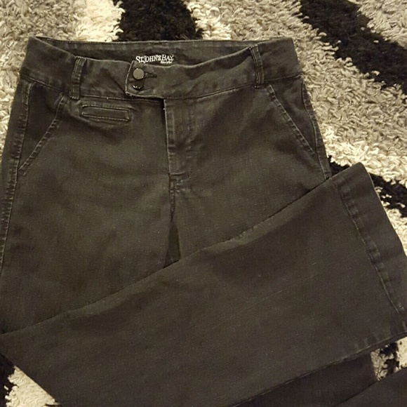 Gifted for bogo Black wide leg jeans - Picture 2 of 4