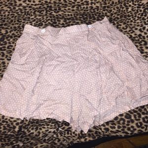 Polka dot pattern shorts
