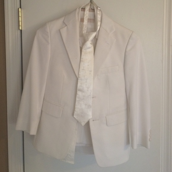 Boys white Communion suite