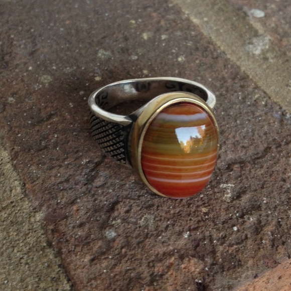 Jewelry - NATURAL AGATE 925 RING Jewelry - NATURAL AGATE 925 RING