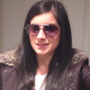 Armani Purple Aviators