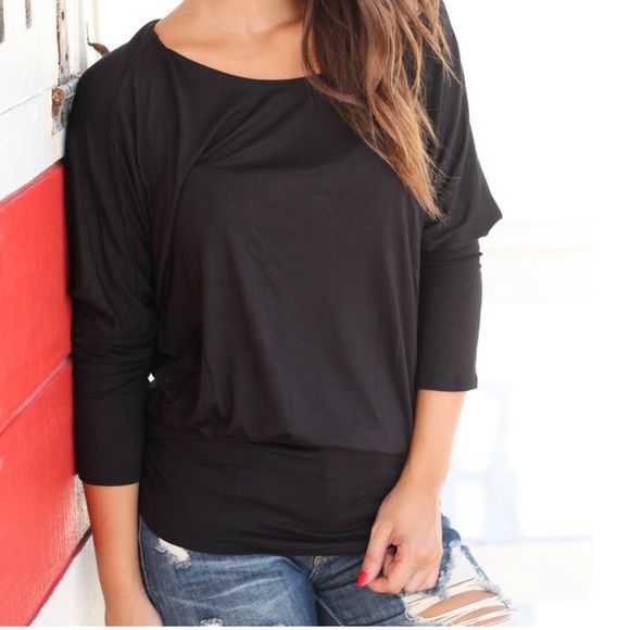 ✨LAST ONE✨Best selling long sleeves black top - Picture 5 of 6