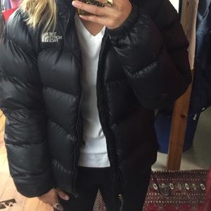 black north face puffer 700