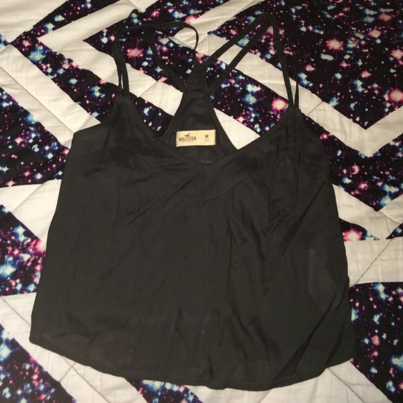 Charcoal Gray Racer Back Cropped Tank