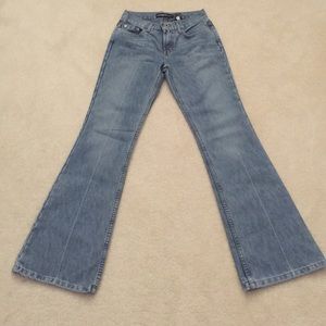 Express hipster flare jeans