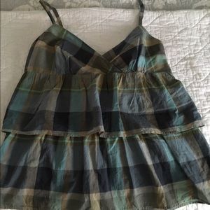 Plaid tank top