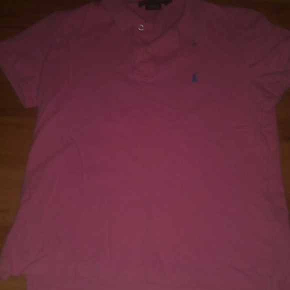 Ralph lauren pink shirt