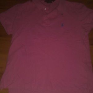 Ralph lauren pink shirt