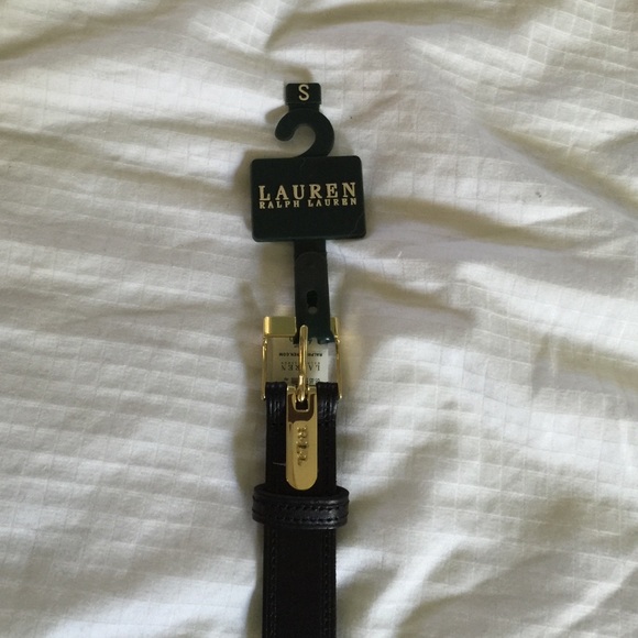 Lauren Ralph Lauren Black Leather Belt NWT!!
