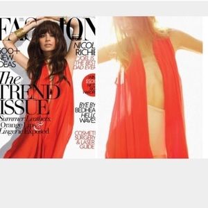 Winter Kate Iris vest in poppy. Flowy vest