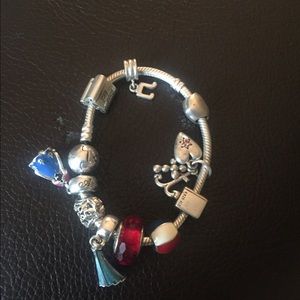 Disney pandora bracelet with charms