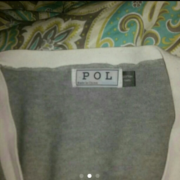 White and Gray Cardigan - Picture 2 of 3