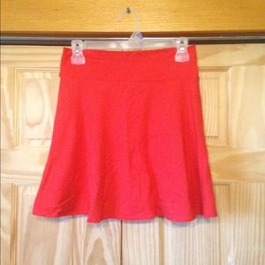 Red Skater Skirt