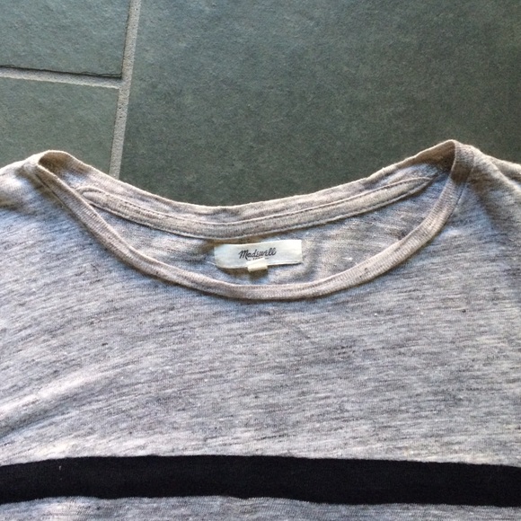 Madewell Tops - Striped linen Madewell tee Madewell Tops - Striped linen Madewell tee