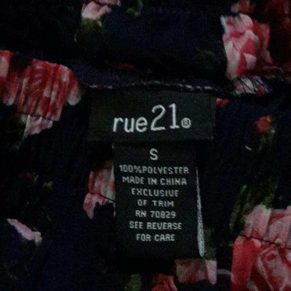 rue 21 floral skirt - Picture 3 of 3