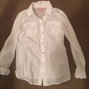 Euc Lilly Pulirzer cruiser shirt